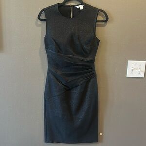 Diane Von Furstenberg "Glennie" black sheath dress size 2